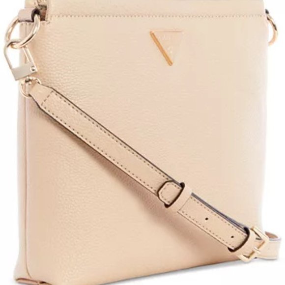 GUESS Emiliya Tourist Small Crossbody Messenger Style Handbag TAUPE - Picture 3 of 9